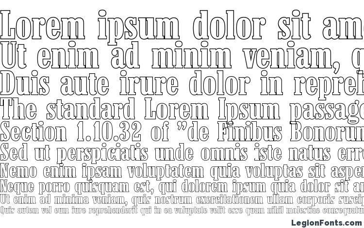 specimens ColonelOutline Bold font, sample ColonelOutline Bold font, an example of writing ColonelOutline Bold font, review ColonelOutline Bold font, preview ColonelOutline Bold font, ColonelOutline Bold font