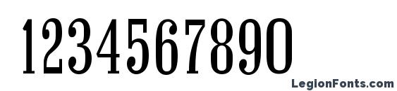 ColonelSerial Light Regular Font, Number Fonts