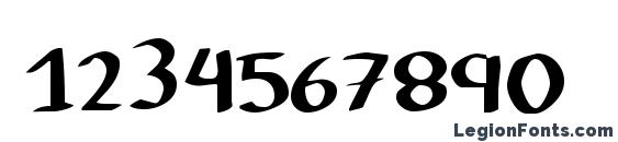 Colophon DBZ Font, Number Fonts