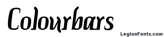 Colourbars font, free Colourbars font, preview Colourbars font