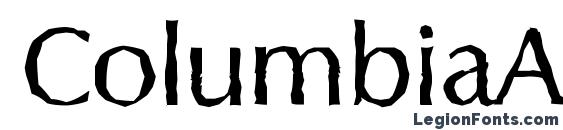 ColumbiaAntique Regular Font