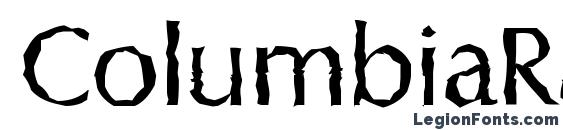 ColumbiaRandom Regular Font