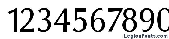 ColumbiaSerial Regular Font, Number Fonts