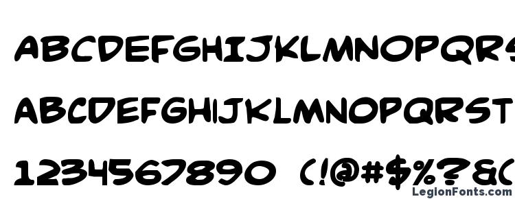 glyphs Comic Book Commando Bold font, сharacters Comic Book Commando Bold font, symbols Comic Book Commando Bold font, character map Comic Book Commando Bold font, preview Comic Book Commando Bold font, abc Comic Book Commando Bold font, Comic Book Commando Bold font