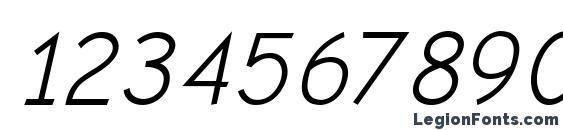 Comic Neue Angular Oblique Font, Number Fonts
