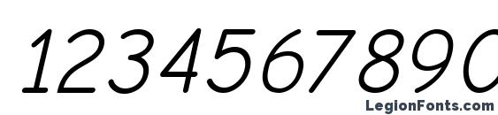 Comic Neue Oblique Font, Number Fonts