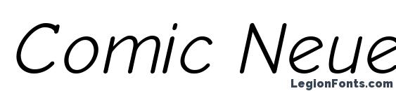 Comic Neue Oblique Font