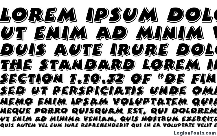 specimens ComicStripPlain font, sample ComicStripPlain font, an example of writing ComicStripPlain font, review ComicStripPlain font, preview ComicStripPlain font, ComicStripPlain font