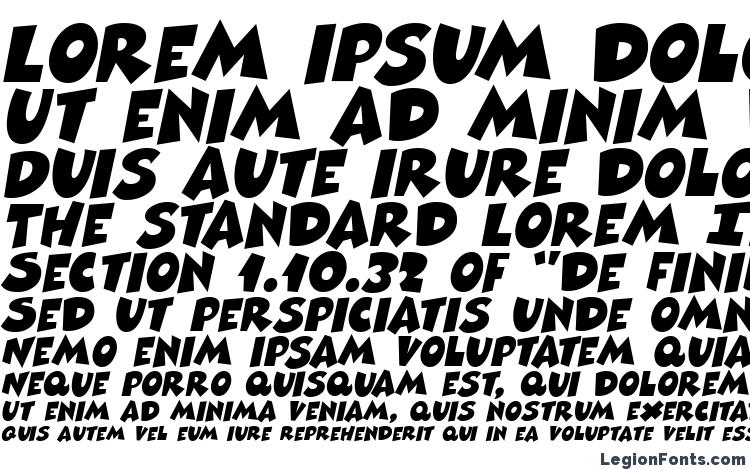 specimens ComixHeavy Italic font, sample ComixHeavy Italic font, an example of writing ComixHeavy Italic font, review ComixHeavy Italic font, preview ComixHeavy Italic font, ComixHeavy Italic font