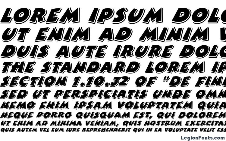 specimens ComixHighlight Italic font, sample ComixHighlight Italic font, an example of writing ComixHighlight Italic font, review ComixHighlight Italic font, preview ComixHighlight Italic font, ComixHighlight Italic font