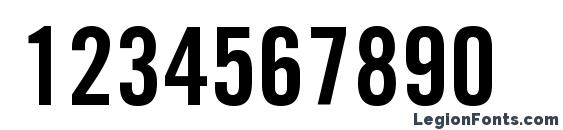 Commerce Black Condensed SSi Bold Condensed Font, Number Fonts