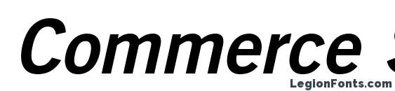 Шрифт Commerce SSi Semi Bold Italic