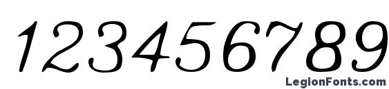 Commercial Script Font, Number Fonts