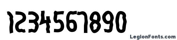 Commerciality Regular Font, Number Fonts