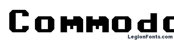 Commodore 64 angled font, free Commodore 64 angled font, preview Commodore 64 angled font