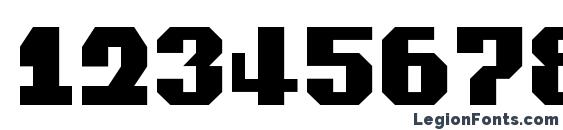 Commonwealth Font, Number Fonts