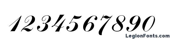 CommScriptTT Font, Number Fonts