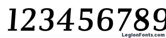 Communist italic Font, Number Fonts