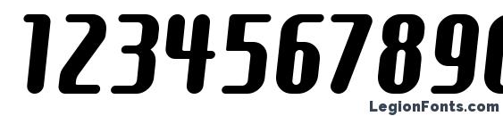 Comons bold Font, Number Fonts