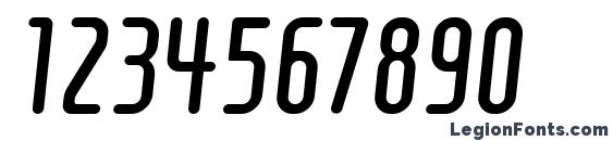 Comons light Font, Number Fonts