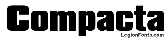 шрифт Compacta Black BT, бесплатный шрифт Compacta Black BT, предварительный просмотр шрифта Compacta Black BT