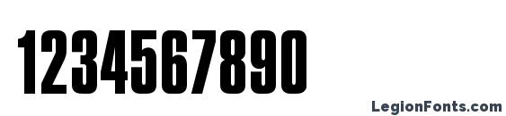 Compacta Plain Font, Number Fonts