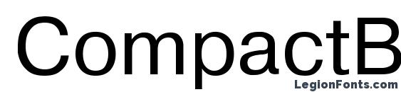 шрифт CompactBookEnglish, бесплатный шрифт CompactBookEnglish, предварительный просмотр шрифта CompactBookEnglish
