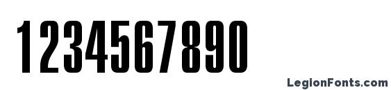 Compactc Font, Number Fonts