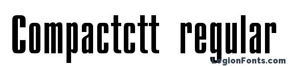 Compactctt regular Font