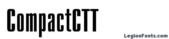 CompactCTT font, free CompactCTT font, preview CompactCTT font