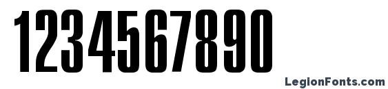 Compactl Font, Number Fonts