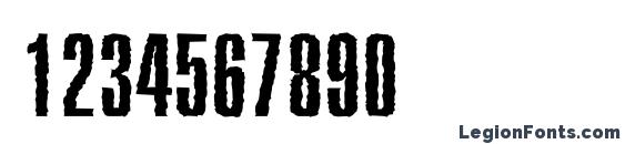 Compactroughc Font, Number Fonts