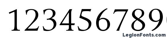 Compatil Exquisit LT Com Regular Font, Number Fonts