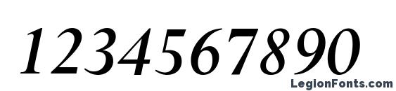Compleat SSi Bold Italic Font, Number Fonts