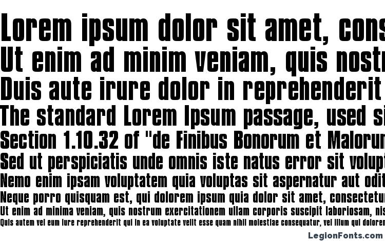 specimens Compressed Bold font, sample Compressed Bold font, an example of writing Compressed Bold font, review Compressed Bold font, preview Compressed Bold font, Compressed Bold font