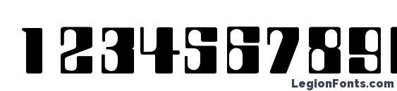 Compstyle Regular Font, Number Fonts