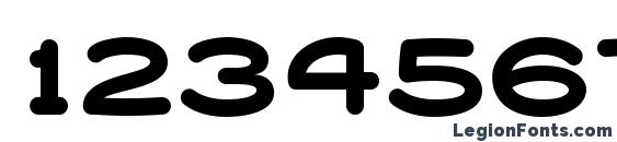 Compur Bold Font, Number Fonts