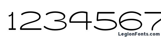CompurLight Font, Number Fonts