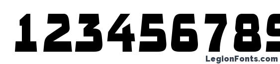 Concep 6 Font, Number Fonts