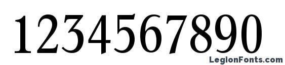 ConcertCapsDB Normal Font, Number Fonts