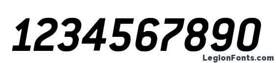 Conduit ITC Bold Italic Font, Number Fonts