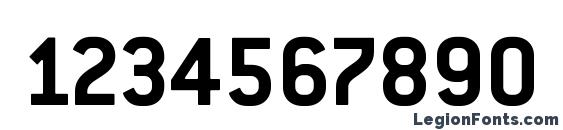 Conduit ITC Bold Font, Number Fonts