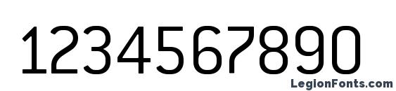 ConduitITC TT Light Font, Number Fonts