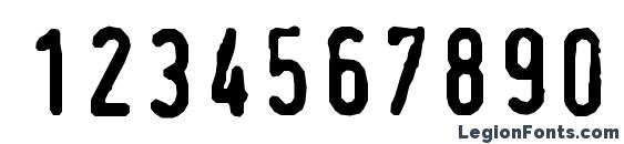 Confidential Font, Number Fonts