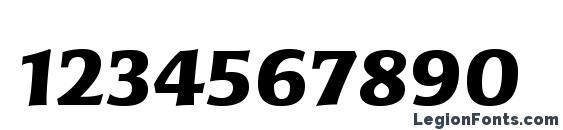 CongaBravaStd Bold Font, Number Fonts