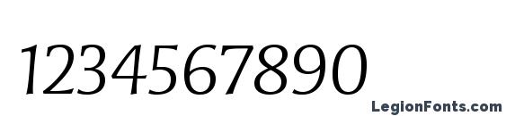 CongaBravaStd Light Font, Number Fonts