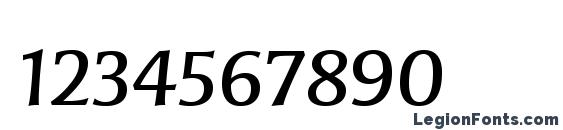 CongaBravaStd Regular Font, Number Fonts