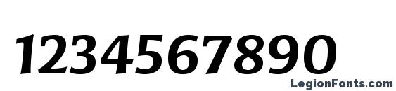 CongaBravaStd SmBd Font, Number Fonts