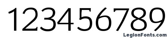 CongressSerial Light Regular Font, Number Fonts