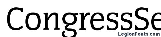 CongressSerial Regular font, free CongressSerial Regular font, preview CongressSerial Regular font